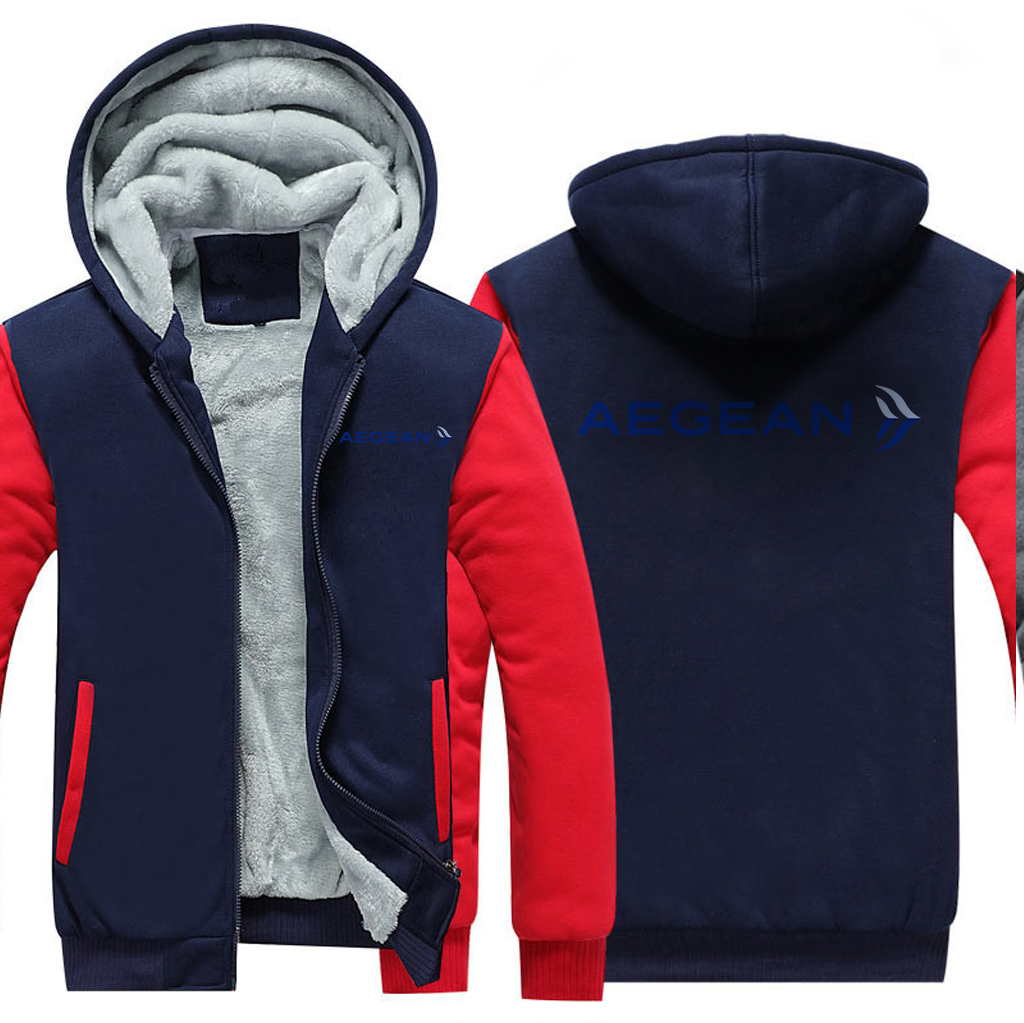 AEGEAN AIRLINES JACKETS FLEECE SWEATSHIRT