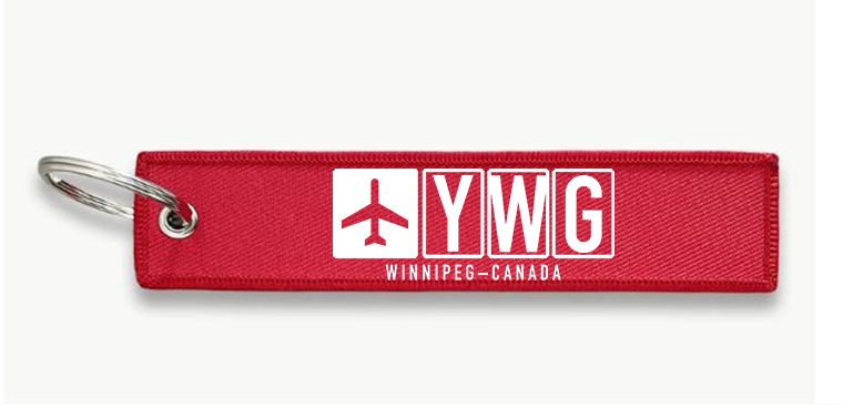 YWG AIRPORT KEY CHAIN