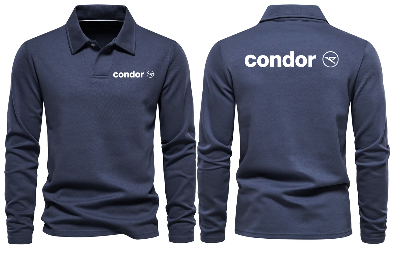 CONDOR AIRLINES LONG SLEEVE  POLO