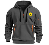 Thumbnail for LUFTHANSA LOGO AIRLINE HOODED JACKET PULLOVER