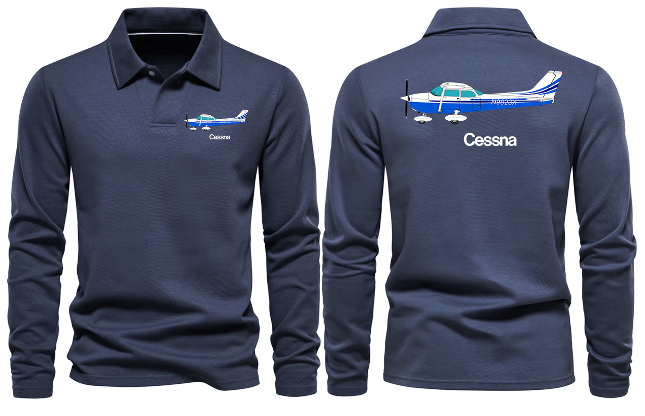 CESSNA LONG SLEEVE  POLO