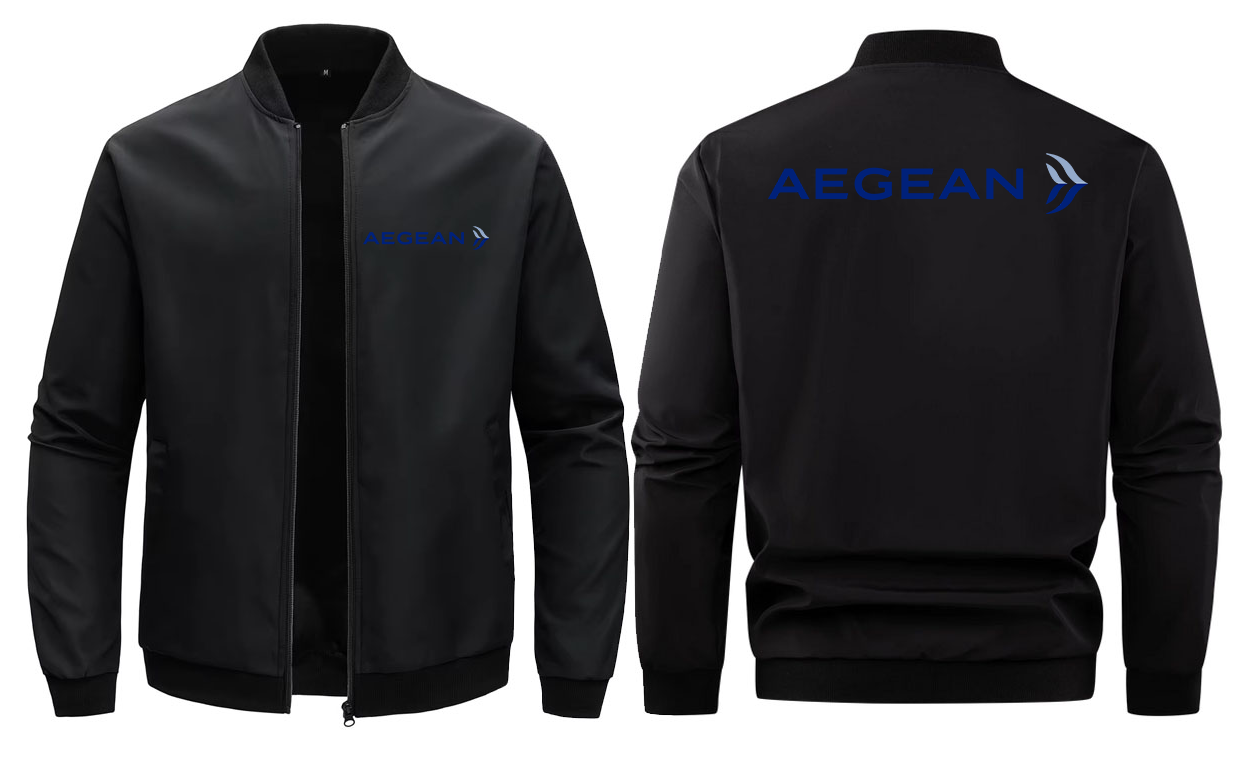 AEGEAN AIRLINES  LOOSE SOLID COLOR JACKET