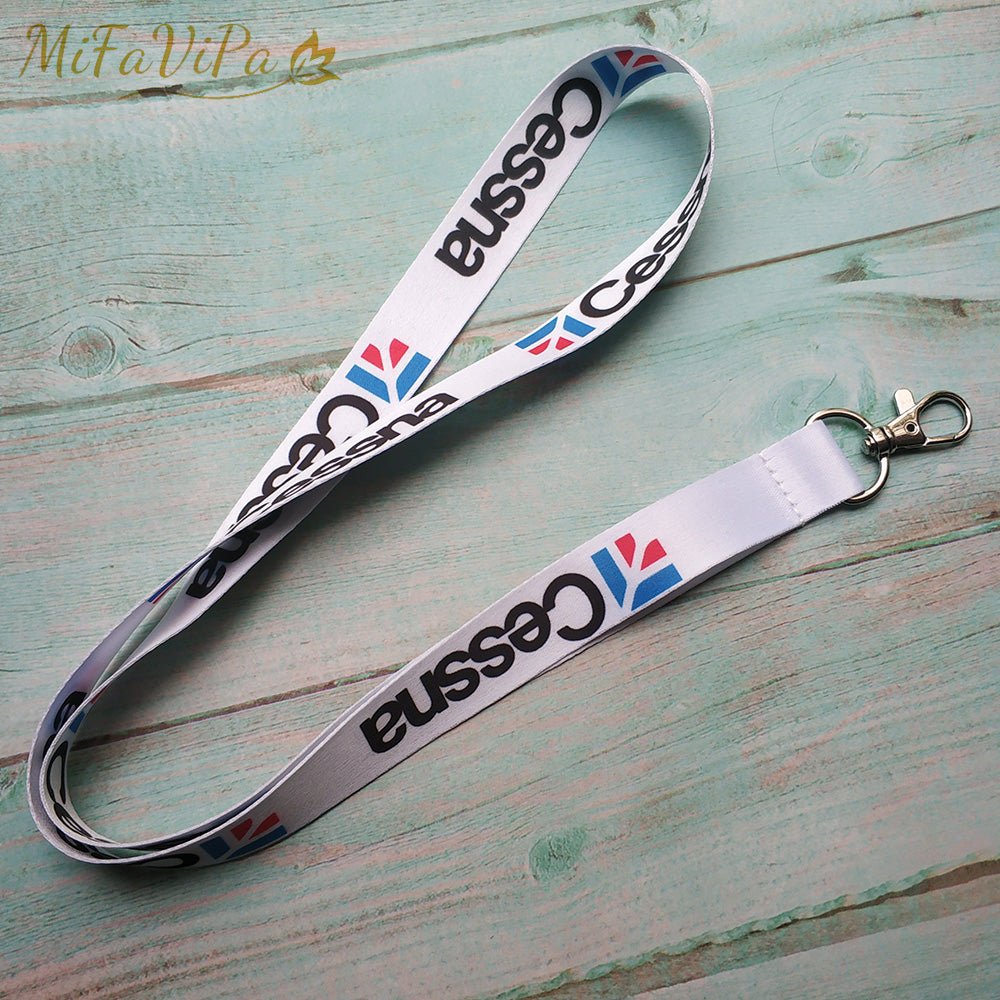 3 PCS/LOT CESSNA LANYARDS NECK STRAP KEY CHAIN - PILOTSX