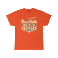 Thumbnail for old school rules (planes) T SHIRT THE AV8R