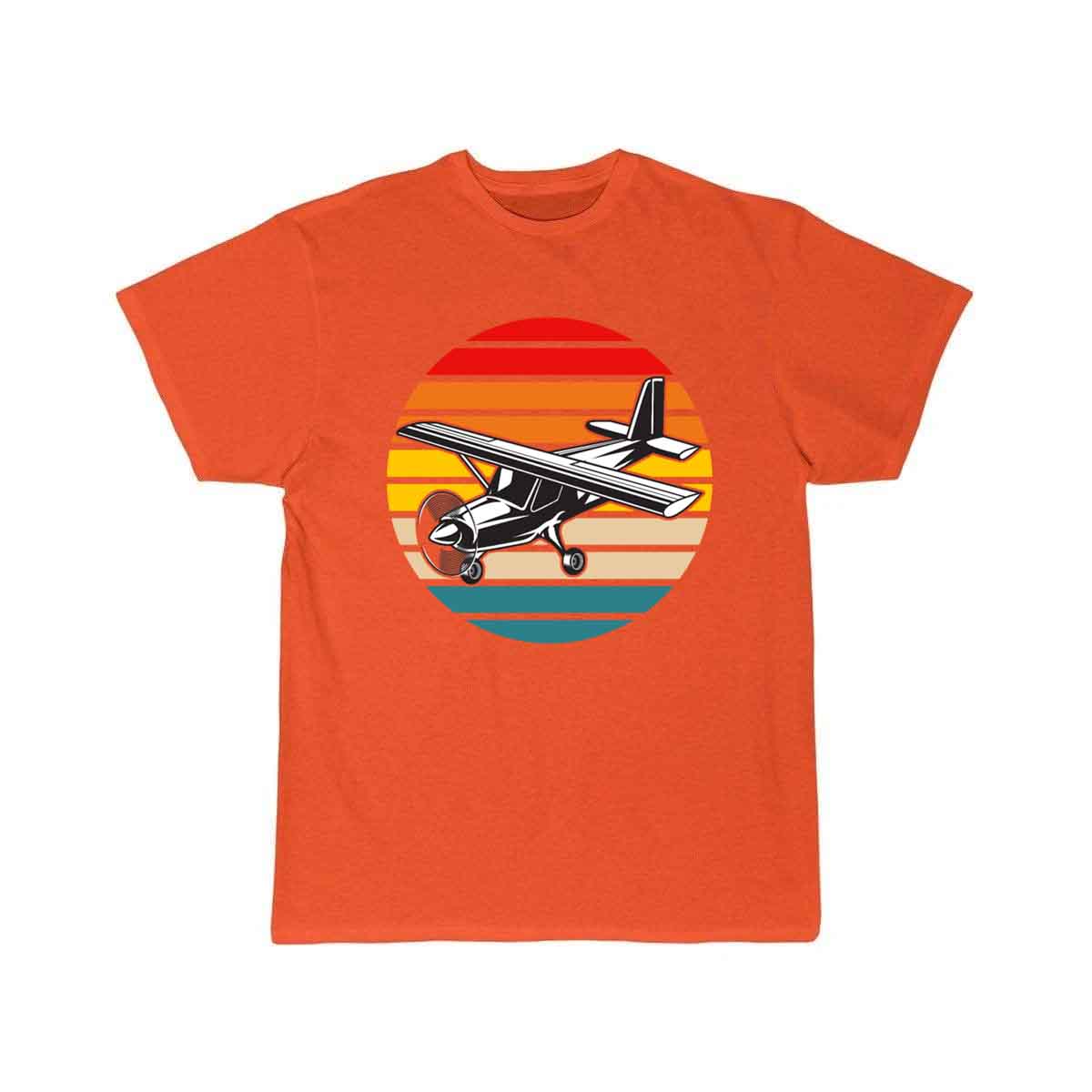 Cessna 172 Skyhawk Airplane Retro Sunset T SHIRT THE AV8R