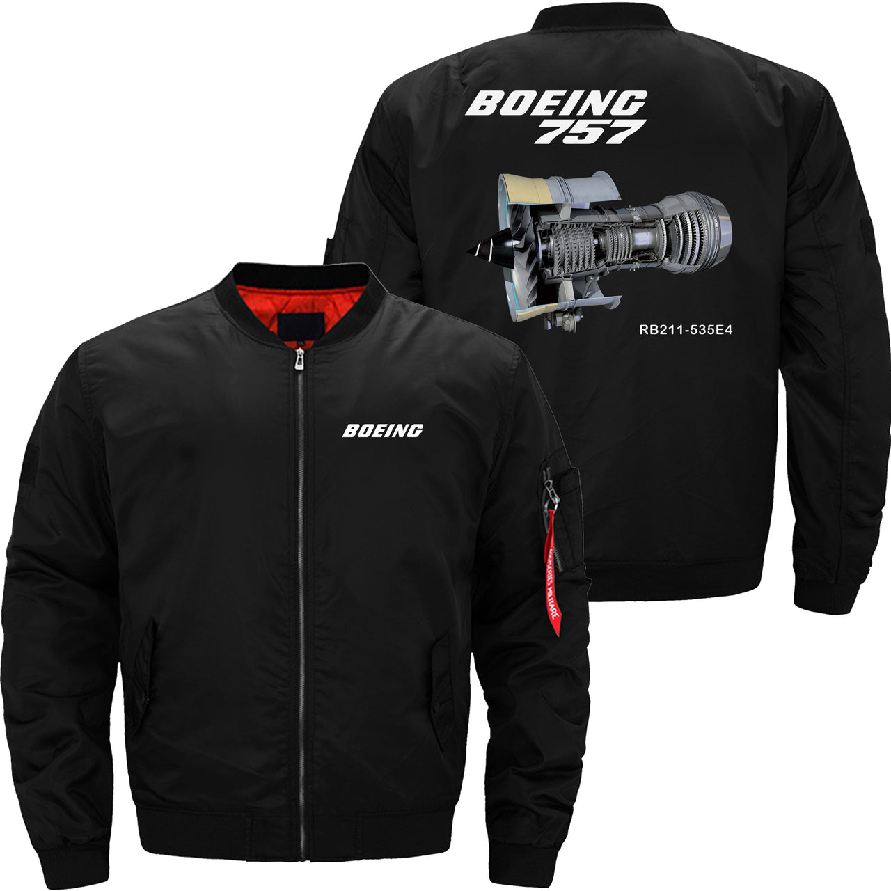 Boeing 757 Ma-1 Bomber Jacket Flight Jacket Aviator Jacket THE AV8R