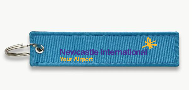 NEW CASTALE AIRPORT KEY CHAIN