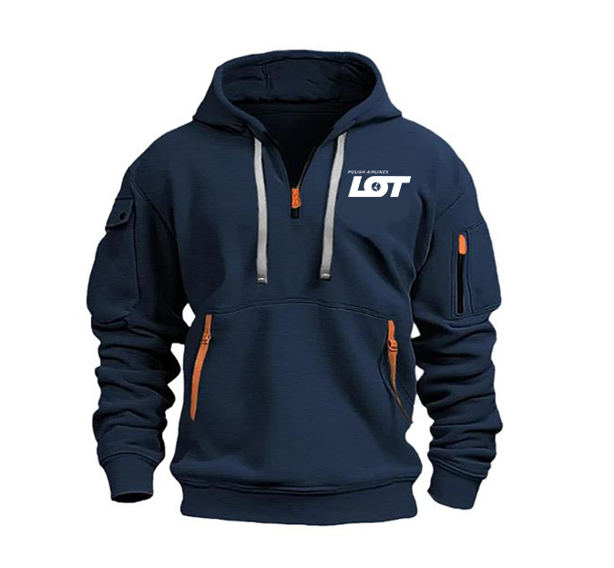 LOT AIRWAYS HOODED JACKET PULLOVER