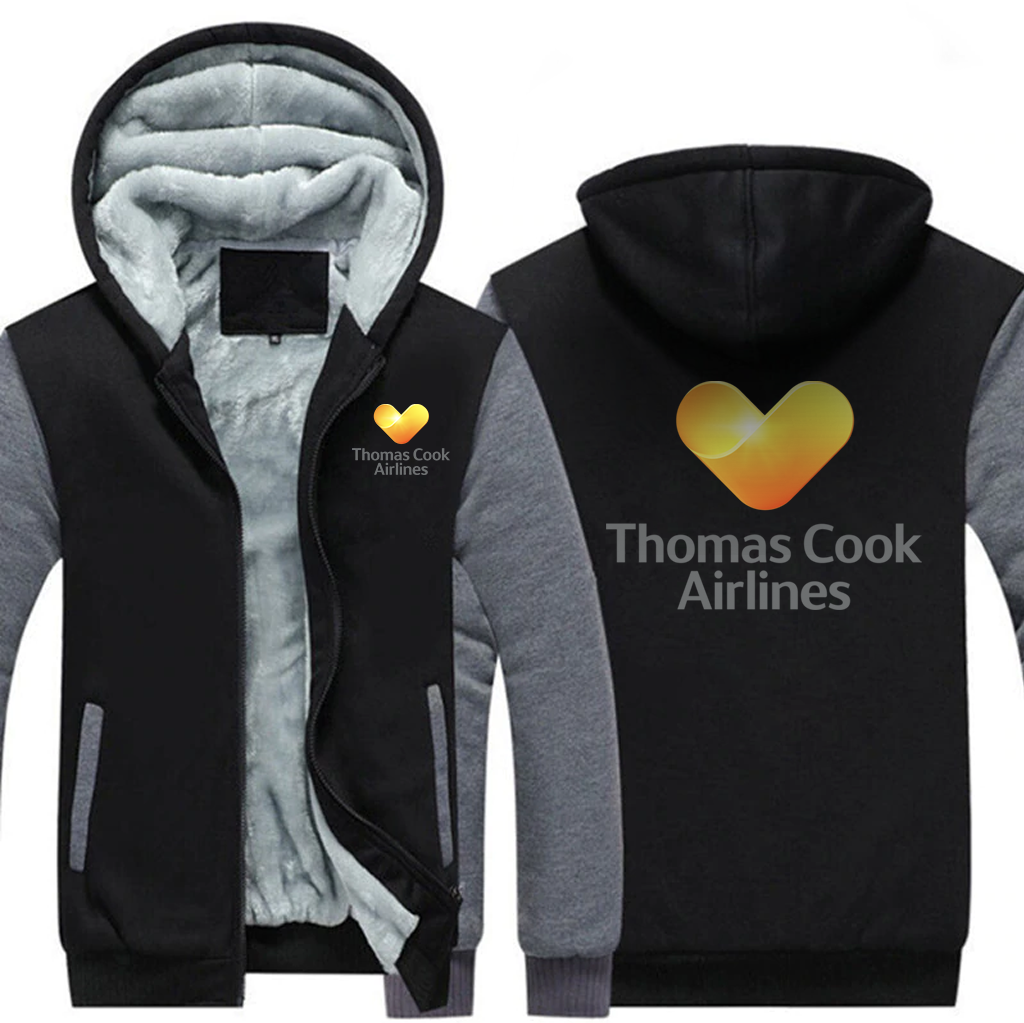 THOMAS COOK AIRLINES JACKETS FLEECE SWEATSHIRT