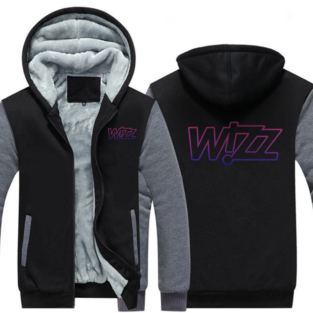 AIR WIZZ AIRLINES JACKETS FLEECE SWEATSHIRT 6