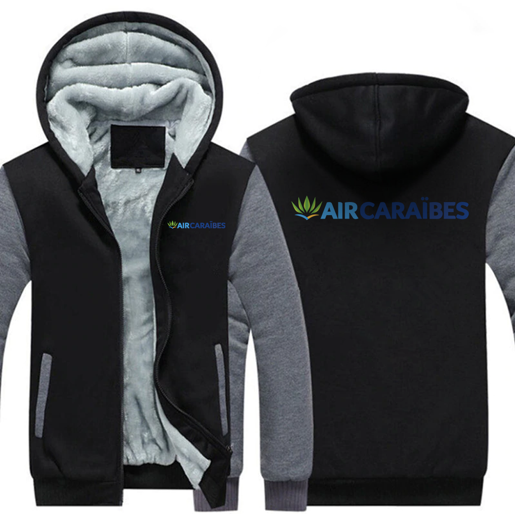 CARAIBES AIRLINES JACKETS FLEECE SWEATSHIRT