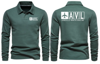 Thumbnail for AVL AIRPORT LONG SLEEVE POLO