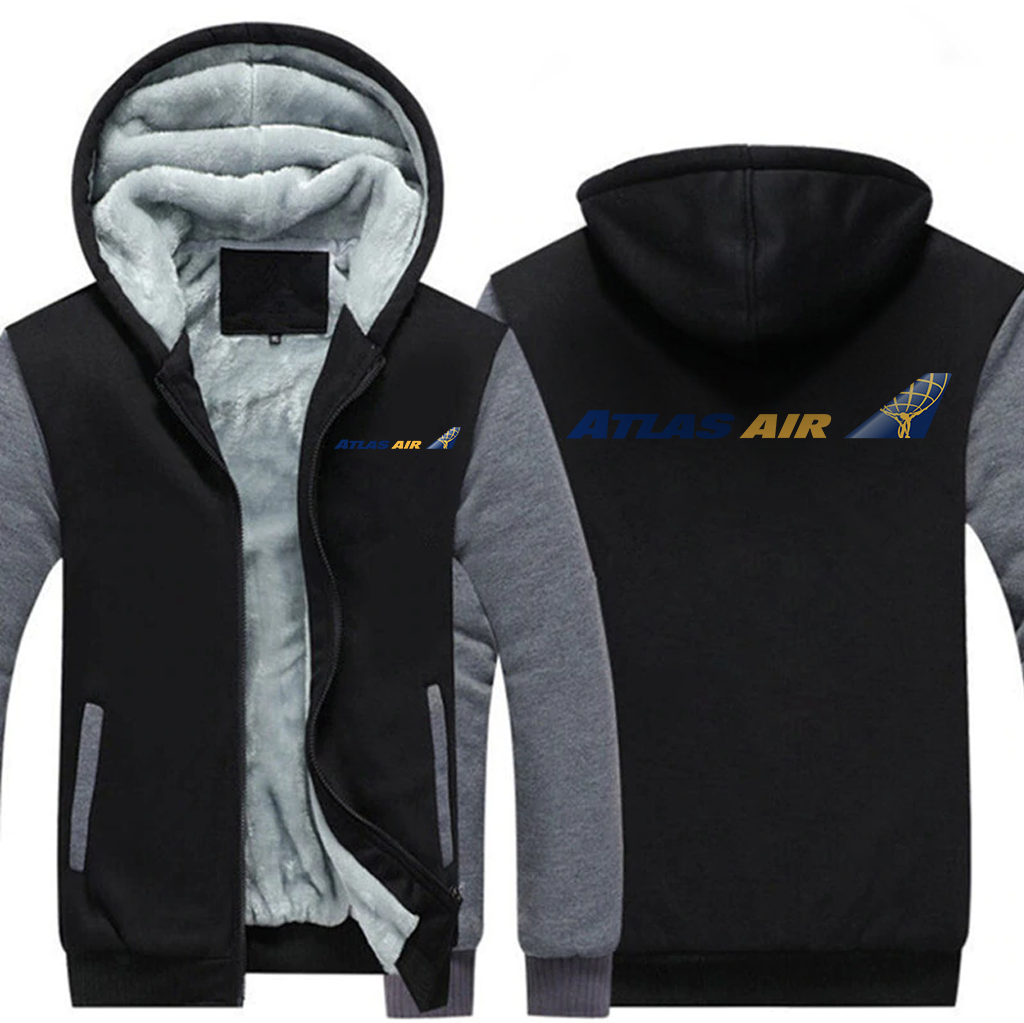 ATLAS AIRLINES  JACKETS FLEECE SWEATSHIRT 2