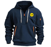 Thumbnail for LUFTHANSA LOGO AIRLINE HOODED JACKET PULLOVER