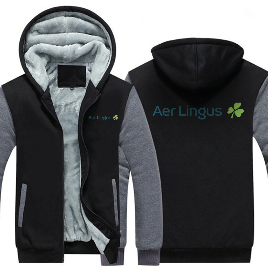 AER LINGUS AIRLINES JACKETS FLEECE SWEATSHIRT