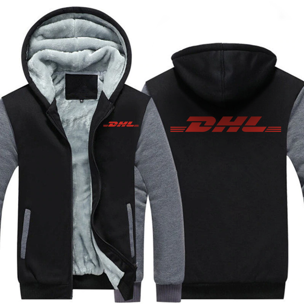 DHL AIRLINES JACKETS FLEECE SWEATSHIRT