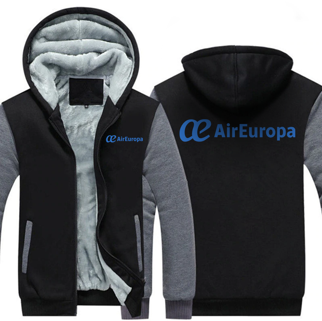 EUROPA AIRLINES  JACKETS FLEECE SWEATSHIRT