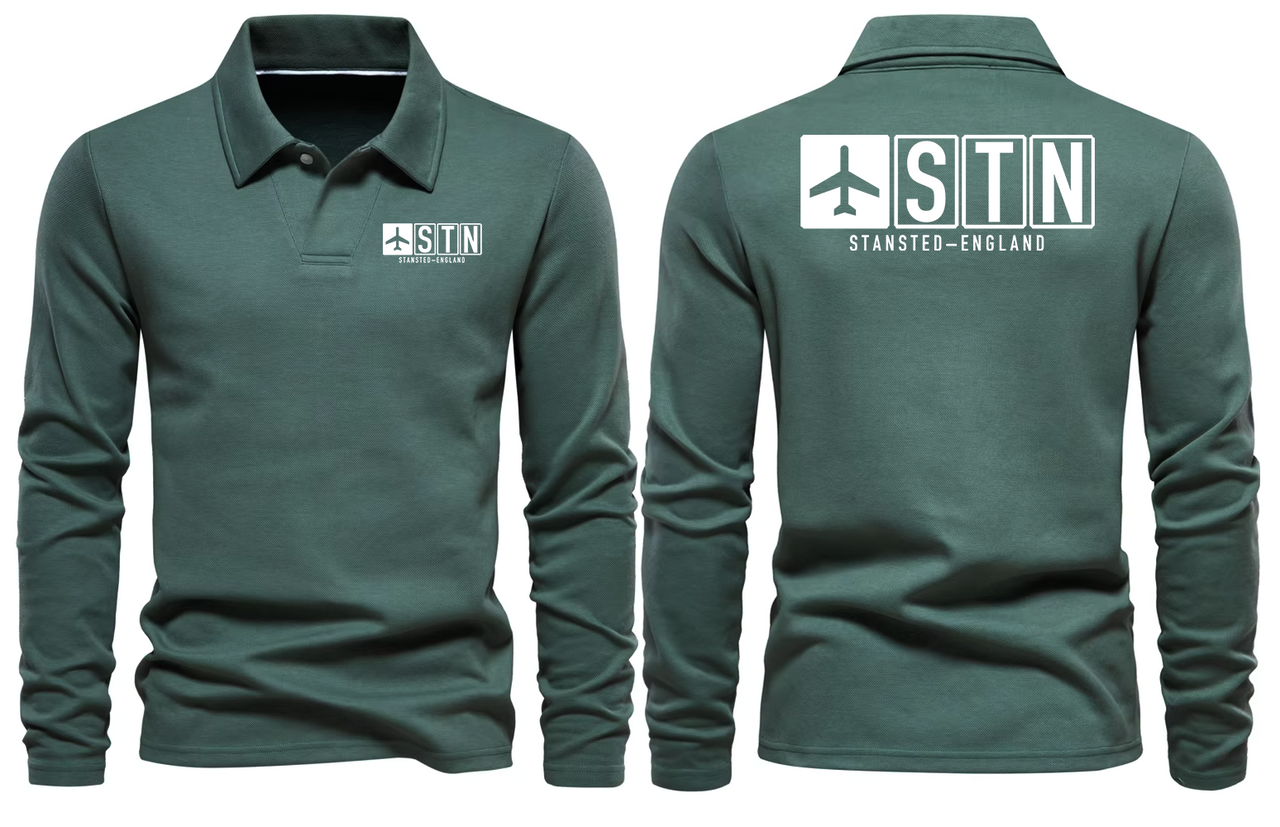 STN AIRPORT LONG SLEEVE POLO