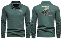 Thumbnail for AIRBUS A330 TREANT 700 LONG SLEEVE  POLO