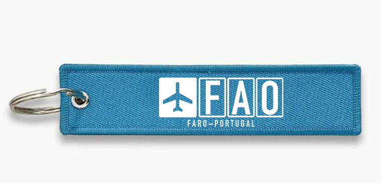 FAO AIRPORT KEY CHAIN