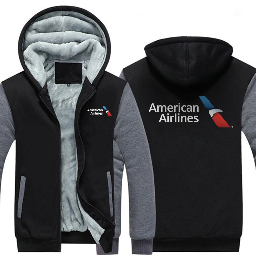 AMERICAN AIRLINES JACKETS FLEECE SWEATSHIRT