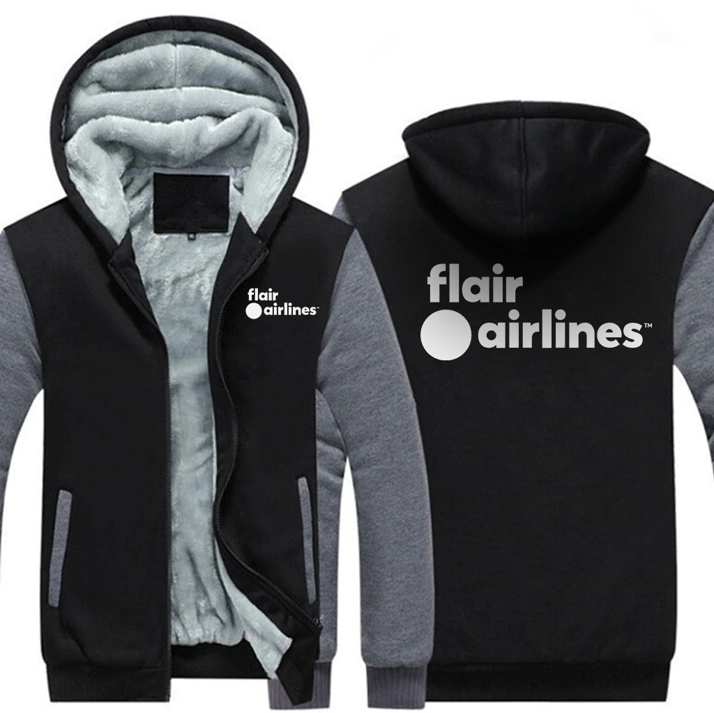 FLAIR AIRLINES JACKETS FLEECE SWEATSHIRT