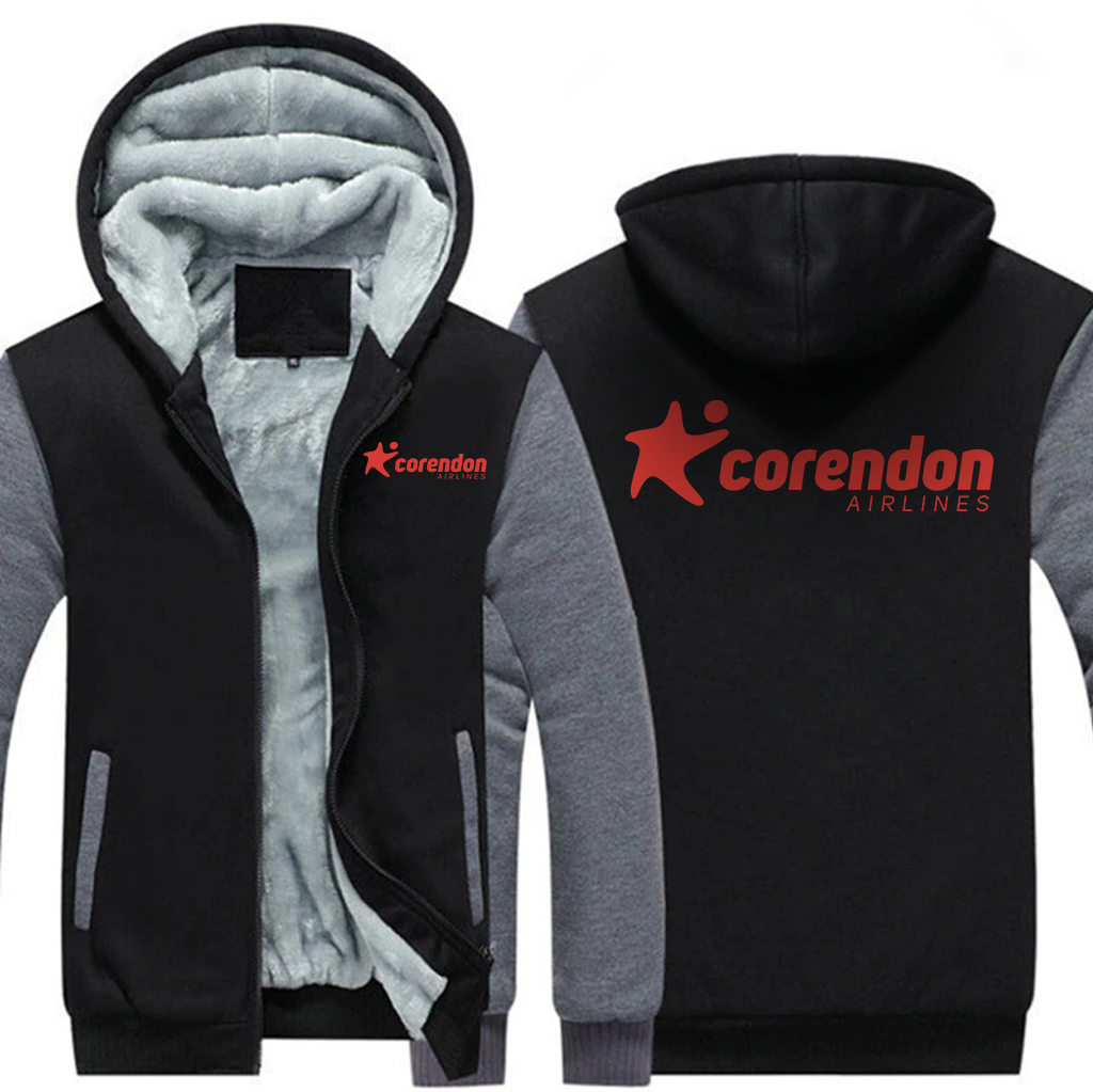 CORENDON AIRLINES JACKETS FLEECE SWEATSHIRT