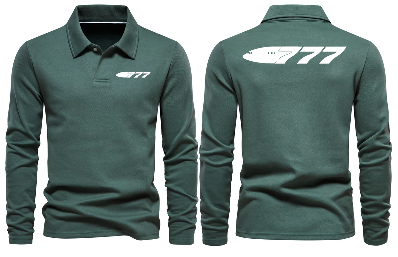 BOEING 777  LONG SLEEVE  POLO