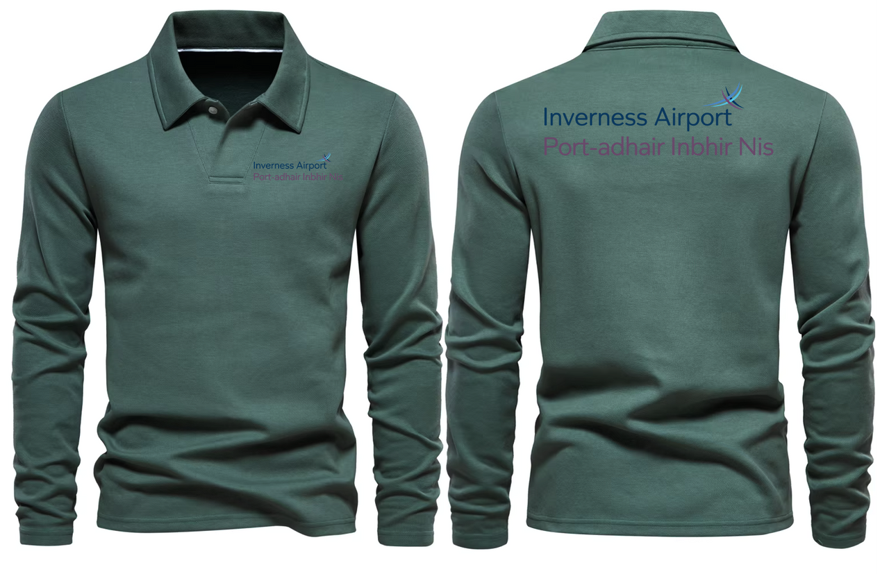 INVERNESS AIRPORT LONG SLEEVE  POLO
