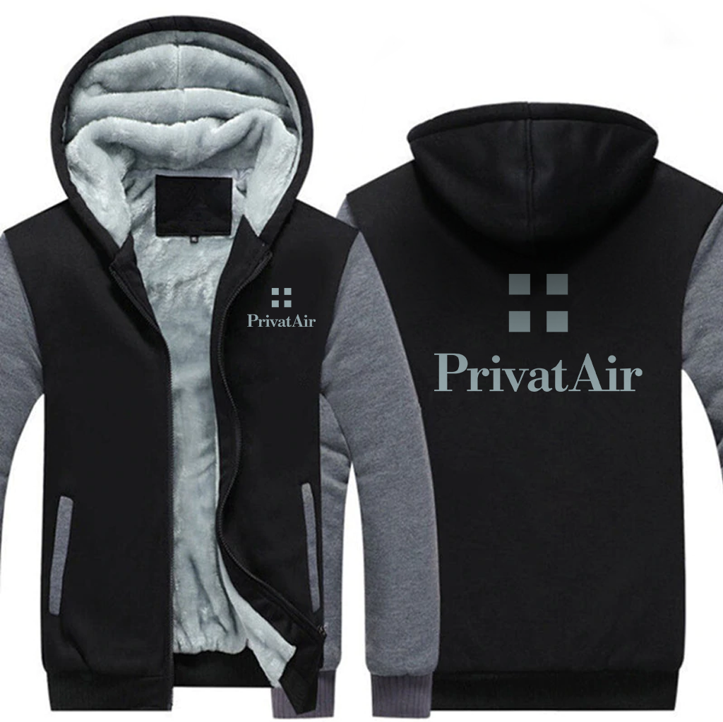 PRIVAT AIR AIRLINES  JACKETS FLEECE SWEATSHIRT