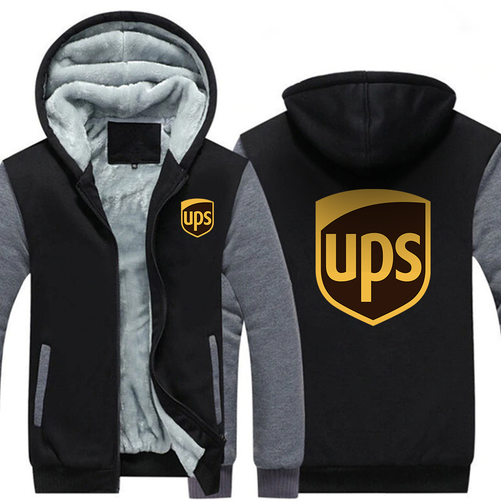 UPS AIRLINES JACKETS FLEECE SWEATSHIRT