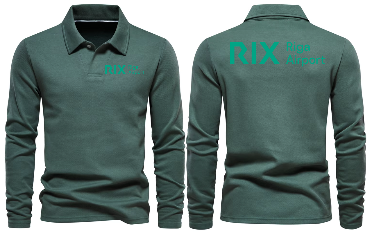 RIX AIRPORT LONG SLEEVE  POLO