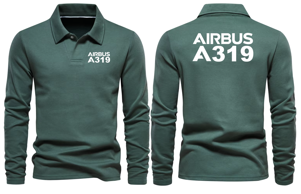 AIRBUS A319 LONG SLEEVE  POLO