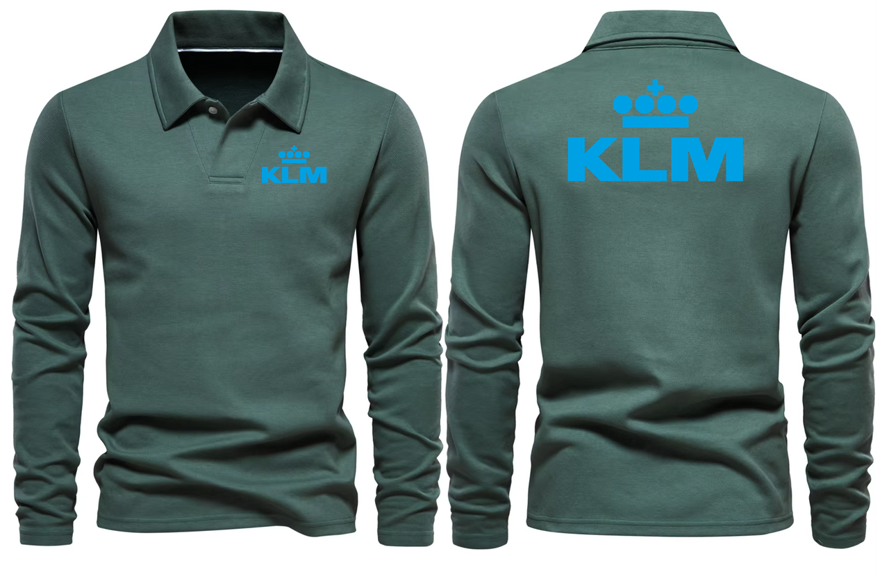 KLM AIRLONG SLEEVE  POLO
