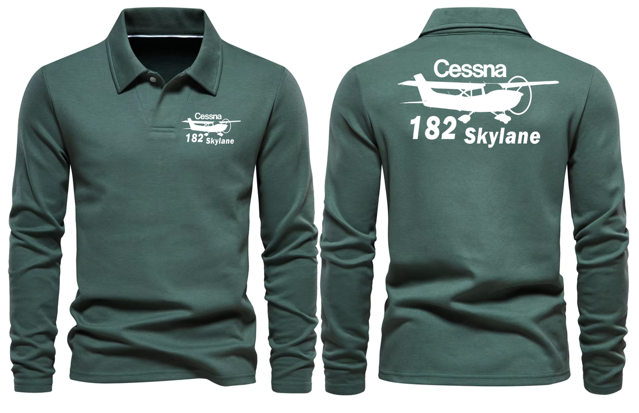 CESSNA 182 LONG SLEEVE  POLO
