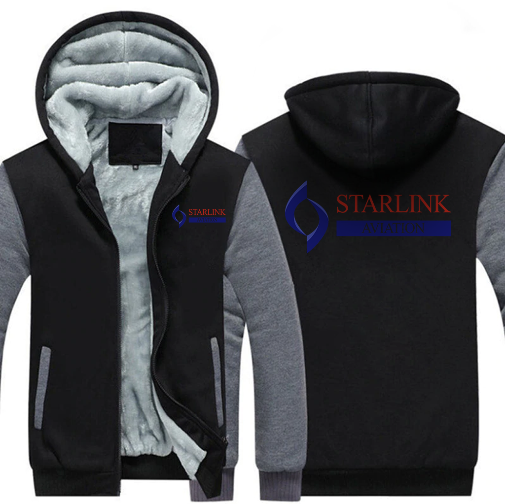 STARLINK AIRLINES  JACKETS FLEECE SWEATSHIRT