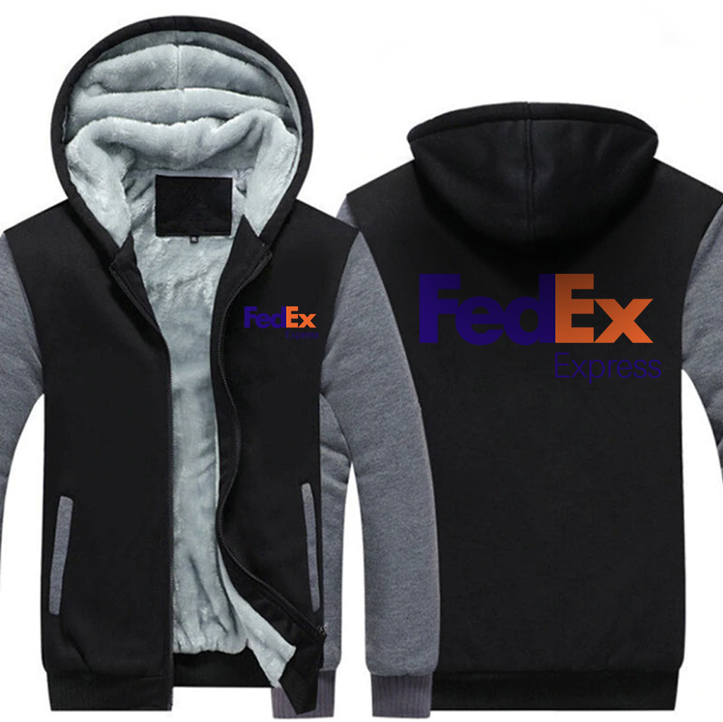 FEDEX AIRLINES  JACKETS FLEECE SWEATSHIRT