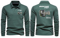 Thumbnail for BOEING 747 GENX LONG SLEEVE  POLO
