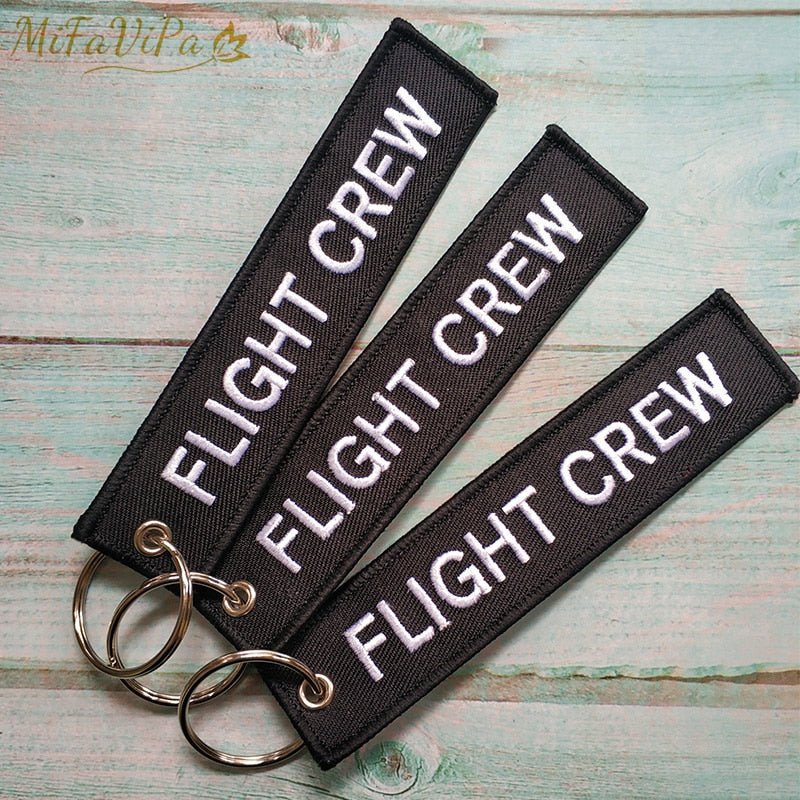 3PCS CESSNA FLIGHT CREW EMBROIDERY KEY CHAIN - PILOTSX