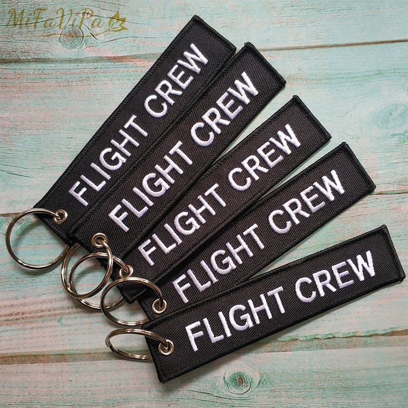 3PCS CESSNA FLIGHT CREW EMBROIDERY KEY CHAIN - PILOTSX