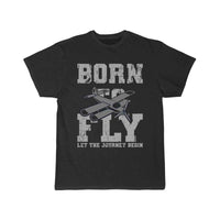 Thumbnail for Born To Fly Pilot Giftidea T-SHIRT THE AV8R