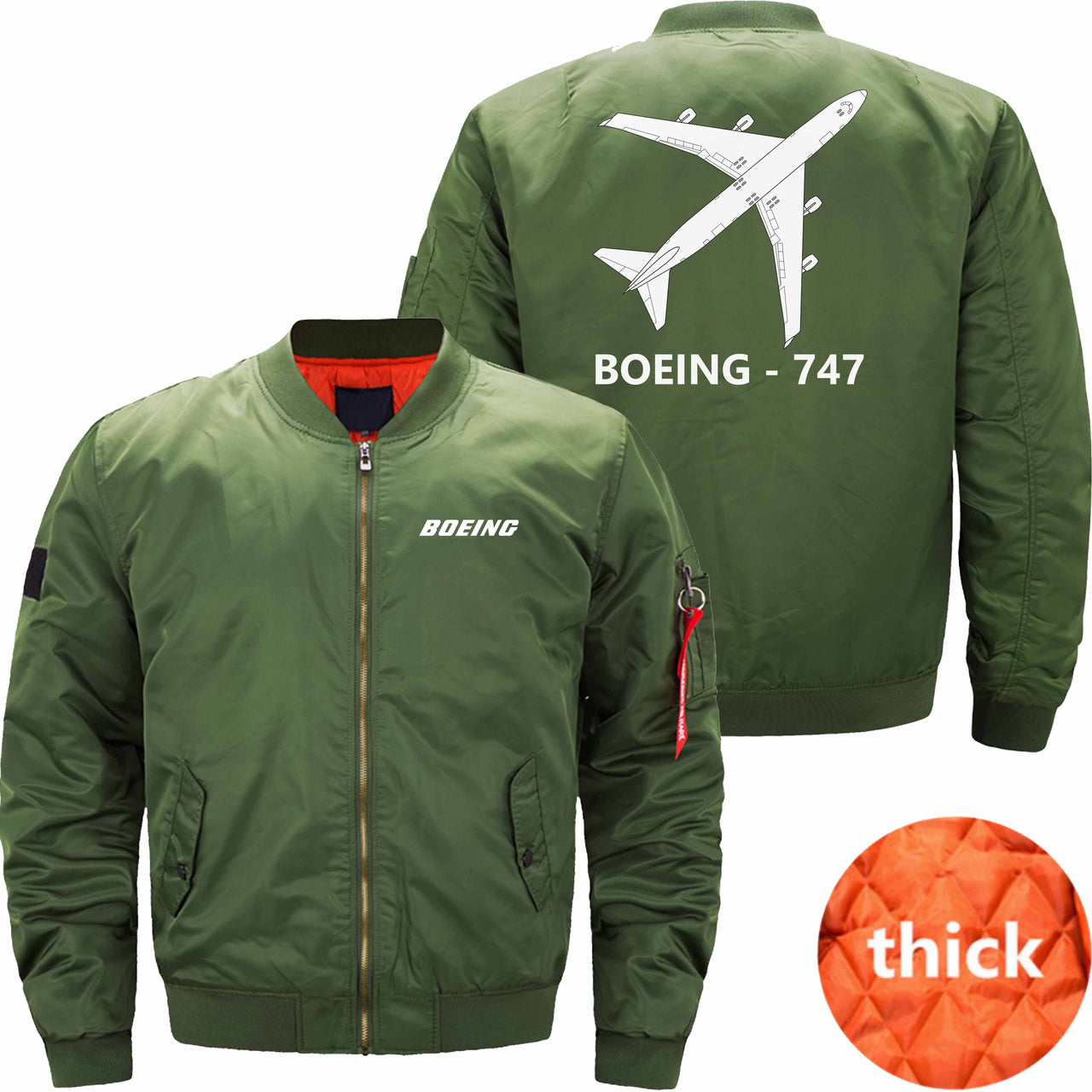 Boeing 747 Ma-1 Bomber Jacket Flight Jacket Aviator Jacket THE AV8R