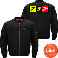 Thumbnail for Boeing 757 Ma-1 Bomber Jacket Flight Jacket Aviator Jacket14 THE AV8R