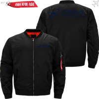 Thumbnail for CIRRUS HELICOPTER LOGO BOMBER FLIGHT AVIATOR JACKET
