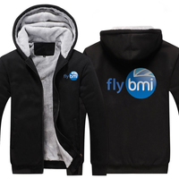 Thumbnail for FLY BMI AIRLINES  JACKETS FLEECE SWEATSHIRT