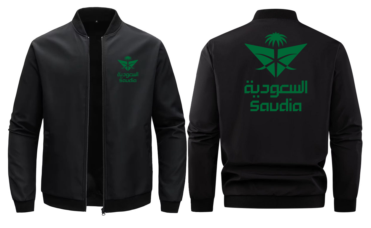 SAUDIA AIRLINES  LOOSE SOLID COLOR JACKET