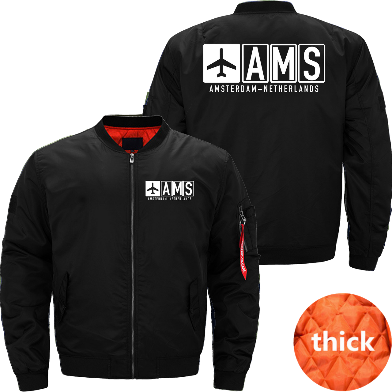 AMS AIRPOART MA1 JACKET