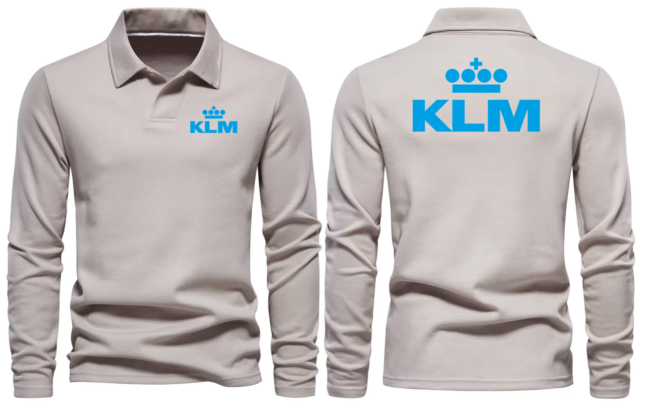 KLM AIRLONG SLEEVE  POLO