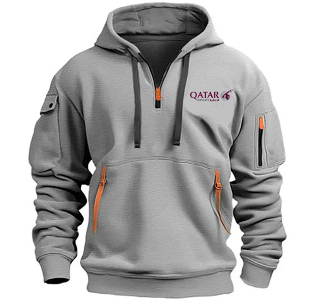 QATAR AIRWAYS HOODED JACKET PULLOVER
