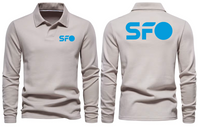 Thumbnail for SFO AIRPORT LONG SLEEVE  POLO